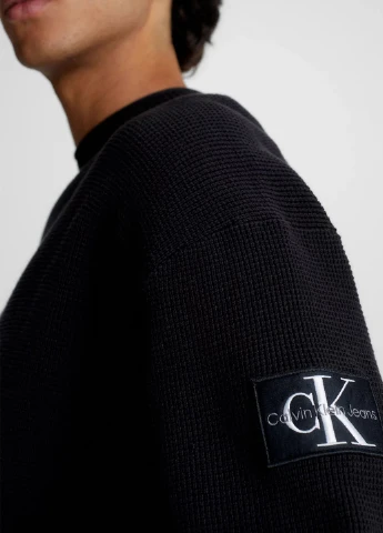 Чорний зимовий джемпер джемпер Calvin Klein Jeans
