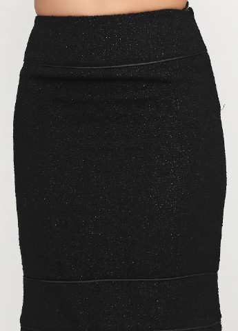 Черная кэжуал однотонная юбка Cara Lotti карандаш