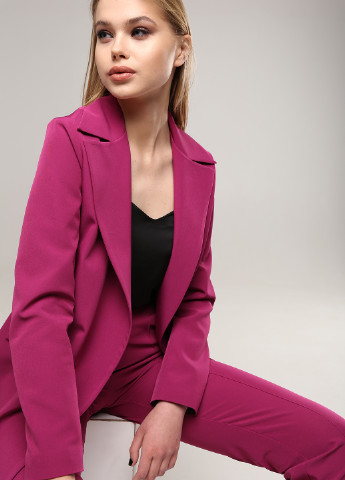 Жакет Lavana Fashion з довгим рукавом світло-фіолетовий кежуал