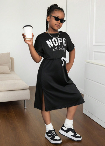 Чорна сукня SHEIN (339133668)