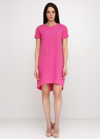 Розовое кэжуал платье Mosini couture однотонное