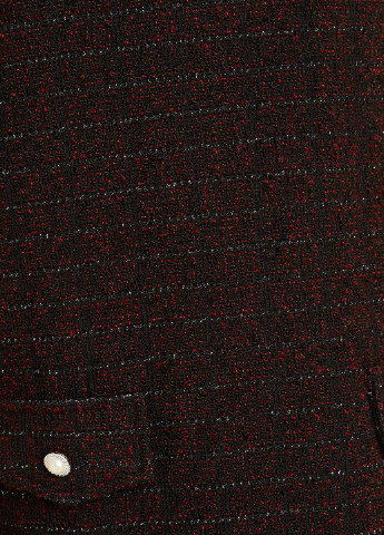 Бордовое кэжуал платье KOTON в полоску