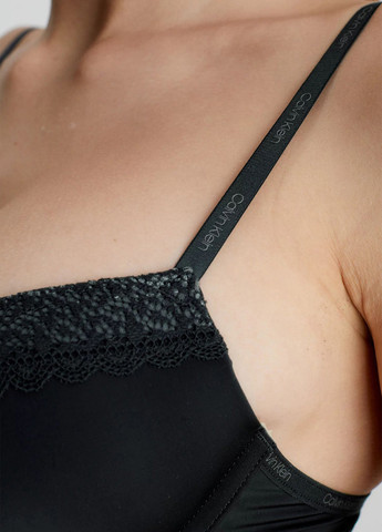 Чорний корбей бюстгальтер Calvin Klein з кісточками поліамід
