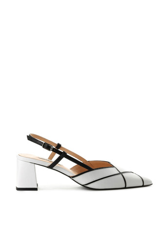 Le'BERDES Туфлі слінгбекі білий з натуральна шкіра, україна — літо (360795614)