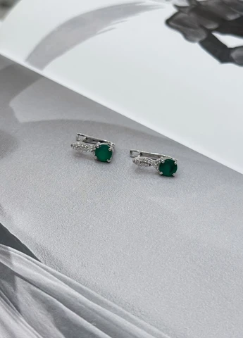 Сережки Silver Flame (307258506)