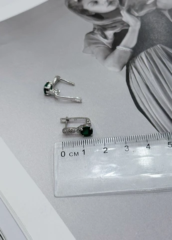 Сережки Silver Flame (307258506)
