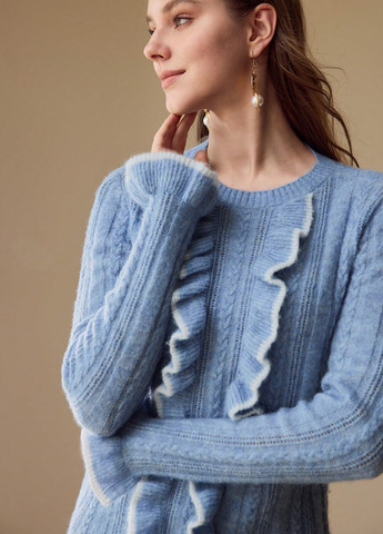 Светло-синий демисезонный джемпер джемпер SHEIN