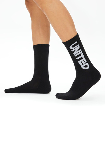 Комбинированные носки (2 пары) UNITED4 надписи (329148541)