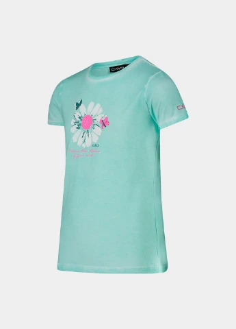 Мятная демисезонная футболка CMP G T-SHIRT