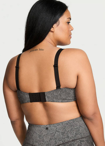 Серый балконет бюстгальтер Victoria's Secret без косточек полиэстер