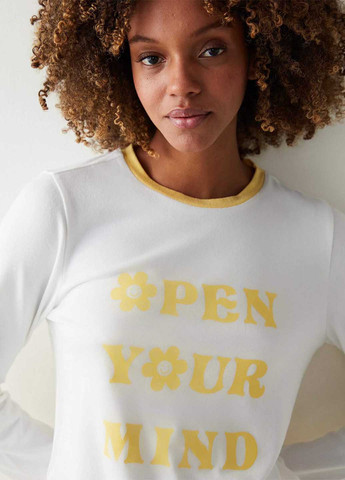 Жовта всесезон піжама (лонгслів, штани) лонгслів + брюки Penti