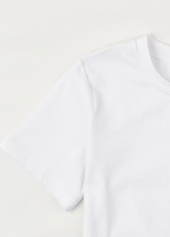 Біла демісезонна футболка Garnamama