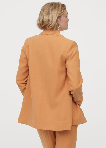 Светло-оранжевый женский жакет H&M однотонный - демисезонный