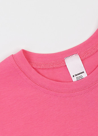 Розовая летняя футболка Garnamama