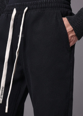 Черные демисезонные клеш джинсы SHEIN