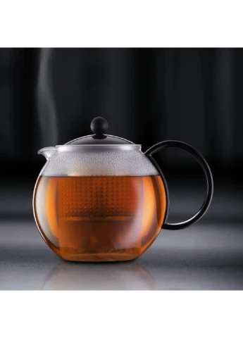 Чайник заварочный Assam 1 л черная ручка, пластиковое сито Bodum (252788253)