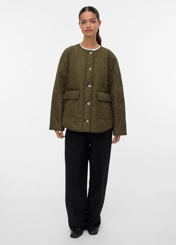 Оливковая (хаки) демисезонная куртка куртка-лайнер Vero Moda