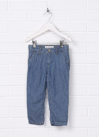 Синие летние со средней талией джинсы H&M