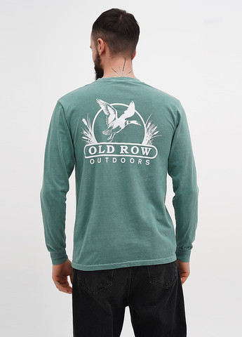 Лонгслів Comfort Colors малюнок зелений кежуали бавовна