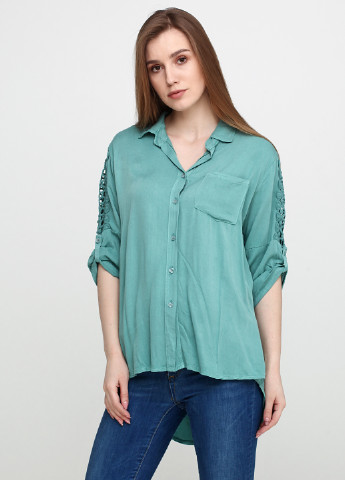 Зеленая летняя блуза Fashion