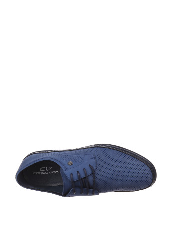 Синие кэжуал туфли Corso Vito на шнурках