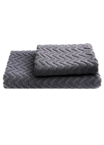 Набір махрових рушників Osborn Textile Ideal геометричний сірий