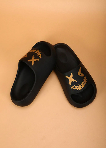 Черные пляжные, домашние, кэжуал шлепанцы SHEIN