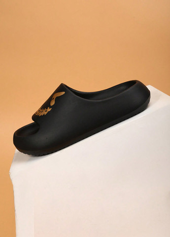 Черные пляжные, домашние, кэжуал шлепанцы SHEIN