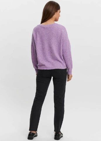 Светло-фиолетовый демисезонный свитер Vero Moda