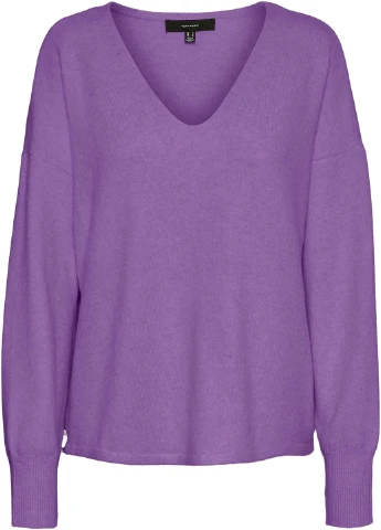 Светло-фиолетовый демисезонный свитер Vero Moda