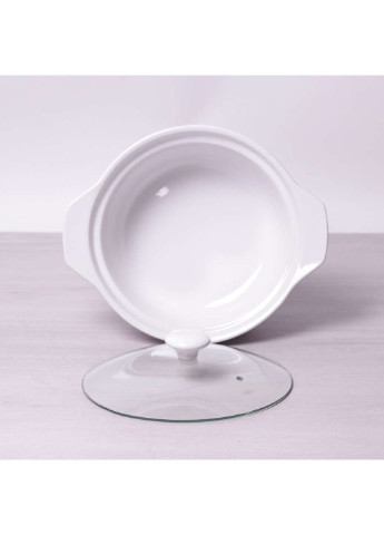 Марміт керамічний 2.4л зі скляною кришкою та металевою підставкою 6401 Kamille (253786493)