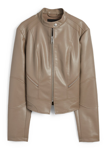 Бежевая демисезонная куртка C&A