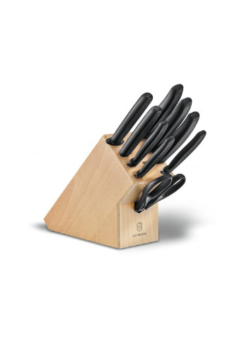 Набір ножів SwissClassic Cutlery Block 9 шт (6.7193.9) Victorinox чорний,