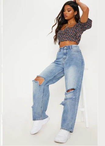 Джинсы PrettyLittleThing - (250440253)