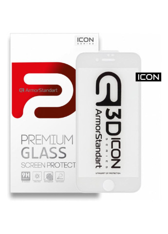 Скло захисне Icon 3D Apple iPhone 8 Plus/7 Plus White (ARM55983-GI3D-WT) ArmorStandart (252368455)