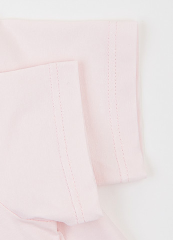 Розовая летняя футболка Garnamama