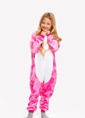 Пижама кигуруми Единорог Розовый для детей 110-140 см Funny Mood оверсайз (246248511)