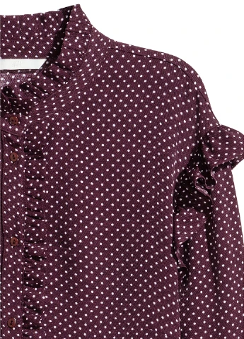 Бордова блуза H&M