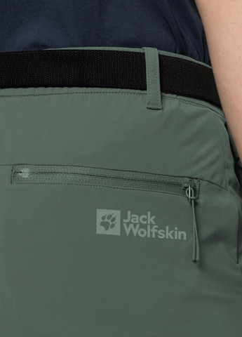 Мятные спортивные демисезонные прямые брюки Jack Wolfskin