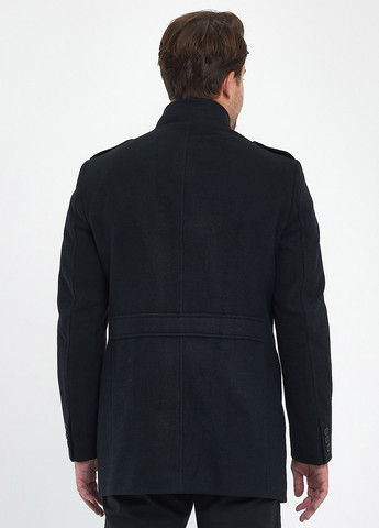 Чорне демісезонне Пальто однобортне Trend Collection