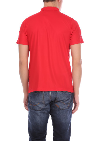 Красная футболка-поло для мужчин Uhlsport однотонная