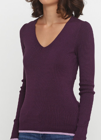 Фиолетовый демисезонный пуловер пуловер Banana Republic