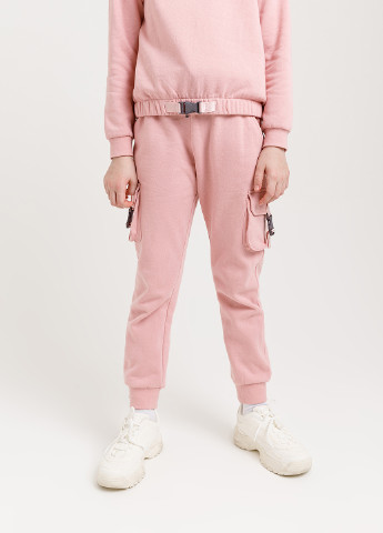 Розовые кэжуал демисезонные джоггеры брюки SELA