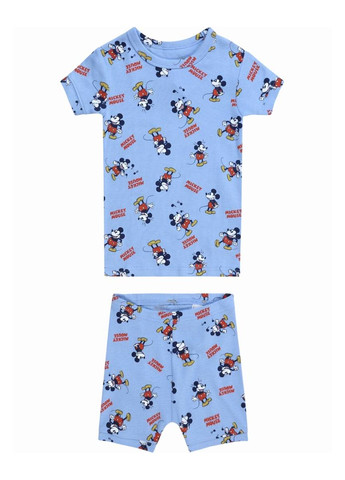 Голубая всесезон пижама (футболка, шорты) футболка + шорты Gap