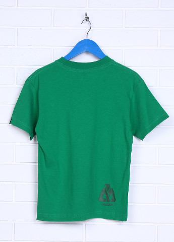 Зеленая летняя футболка с коротким рукавом Matix