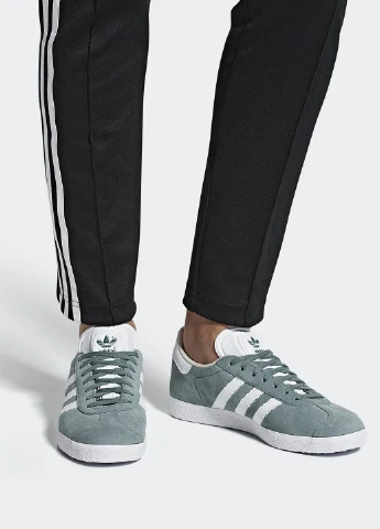 Сіро-голубі кроссовки демісезон adidas Gazelle 1991 года