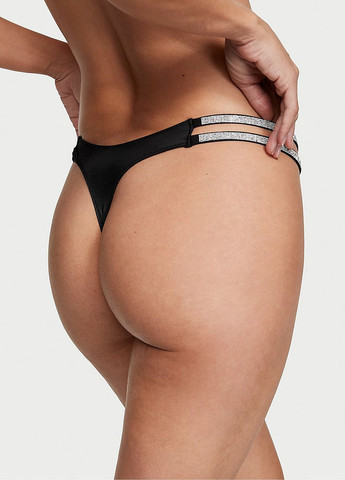 Черный демисезонный комплект пояс для чулок, трусики) Victoria's Secret