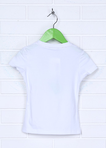 Белая летняя футболка с коротким рукавом GF Ferre