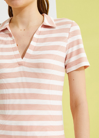 Светло-розовая женская футболка-футболка KOTON