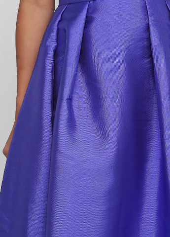 Фиолетовое вечернее платье Andre Tan однотонное